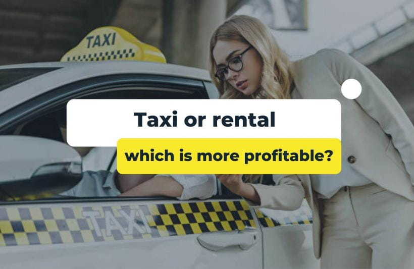 Taxi or rental: which is more profitable?