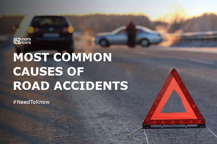 The most common causes of road accidents