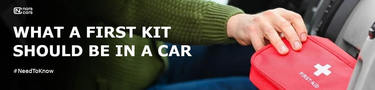 What should be in a car first aid kit