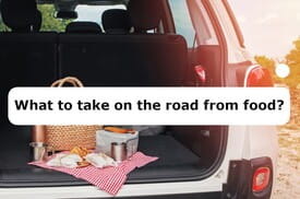 What to take on the road from food?