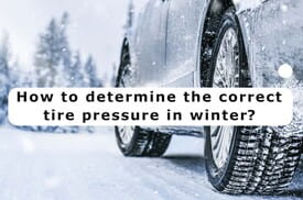 How to determine the correct tire pressure in winter?