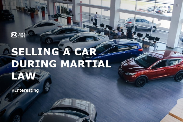 How to sell a car during martial law