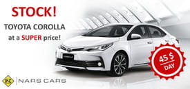 Only in September Toyota Corolla at the promotional price!