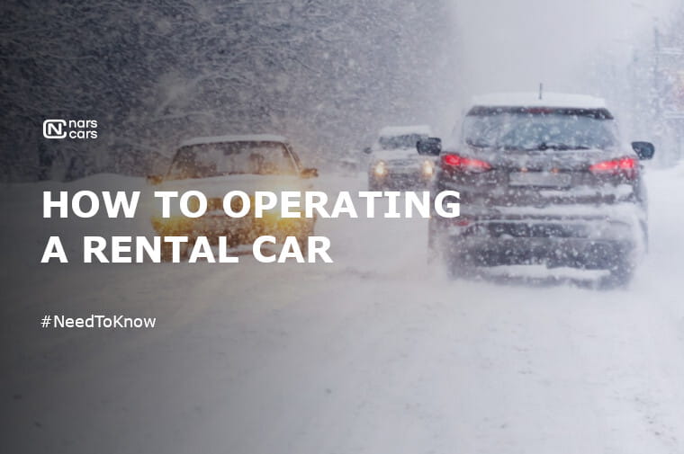 Rules for the correct operation of a rented car