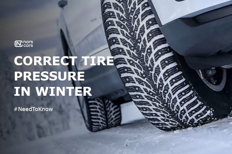 How to determine the correct tire pressure in winter?