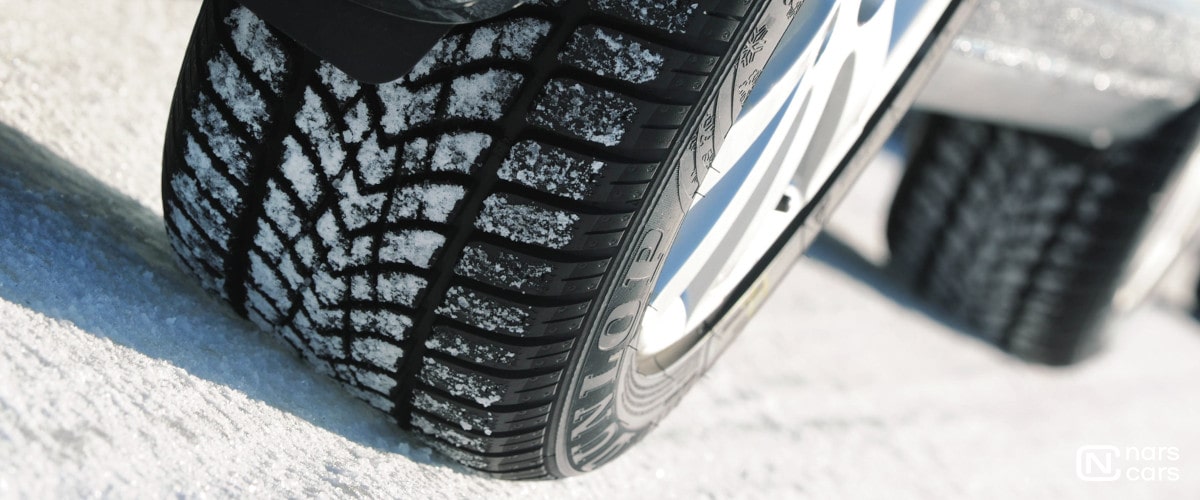 friction tire on snow