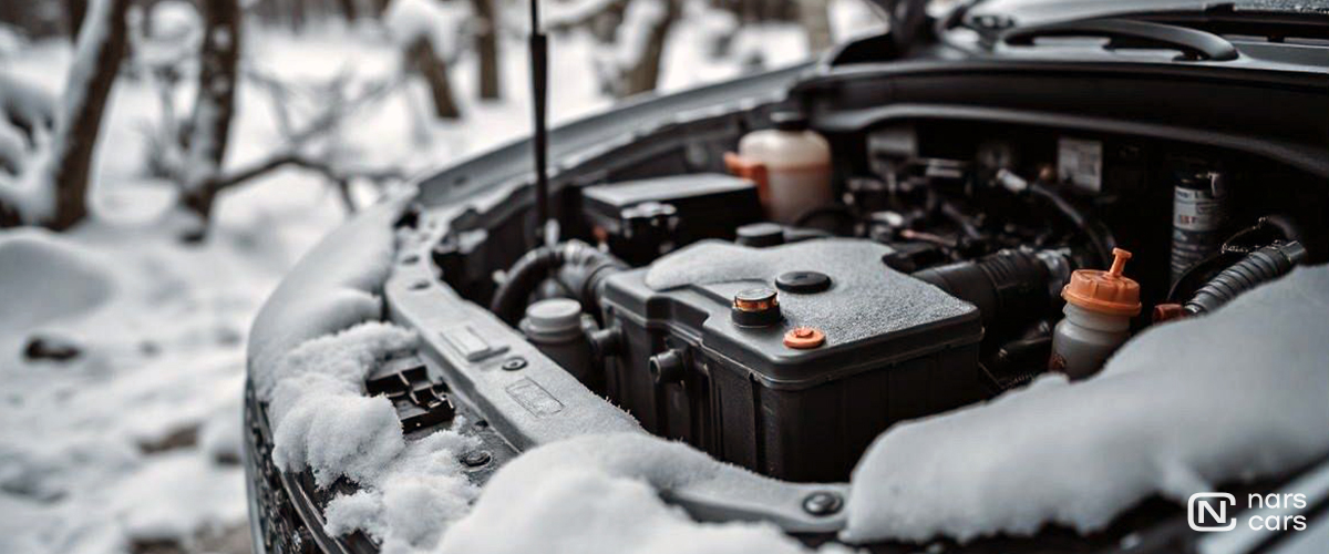 Starting a car in winter