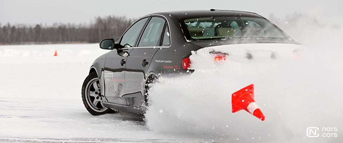 Работа педалями в гололед