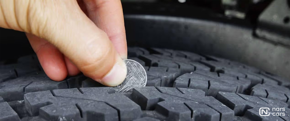 Проверка глубины протектора