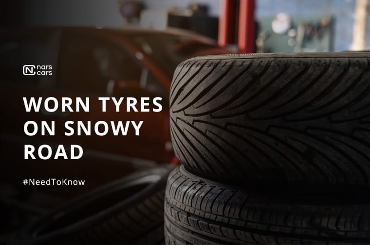 The dangers of worn and bald tyres in winter